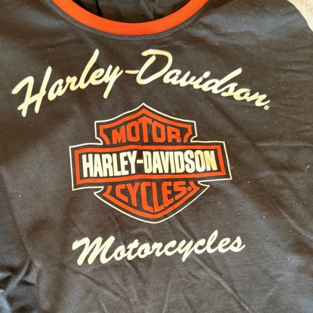 Harley-Davidson Women's First-Class Raglan Tee - NWT - Picture 3 of 7